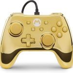 PowerA Enhanced Wired Controller for Nintendo Switch - Chrome Mario