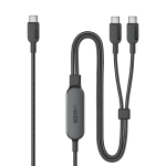 Anker 2-in-1 USB-C to USB-C Cable 140W (1.2m/4ft) A8895H11 - Black
