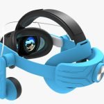 Gamax Meta Quest 3 Head Strap With Headphones - Blue