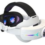 Gamax Meta Quest 3 Head Strap with 8000mAh battery & Dazzle light  - White