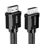 UGREEN 8K HDMI M/M Round Cable with Braided 2m - Gray