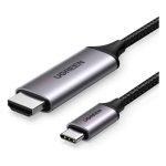 UGREEN 4K@60Hz USBC to HDMI 2.0 Cable Aluminum Shell 1.5m - Gray Black ( MM142 50570 )
