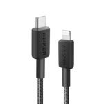 Anker 322 USB-C to Lightning Cable Braided (1.8m/6ft) -Black A81B6H11