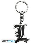 DEATH NOTE - Keychain "L - Symbol" X4