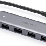 Ugreen USB HUB splitter - 4x USB 3.0 - Gray