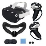 Gamax Oculus quest 2 Silicone Protective Case Set - Black