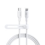 Anker 542 USB-C to Lightning Cable (Bio-Based) (0.9m/3ft) -White A80B1H21
