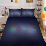 Playstation button Icons Creative Fashionable Unique Design Bed & Pillow Sheet
