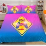 Perpule " Gamer Zone Logo " Creative Fashionable Unique Design Bed & Pillow Sheet