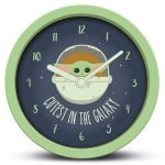 PMD DESK CLOCK: STAR WARS- THE MANDALORIAN (CUTEST IN THE GALAXY)