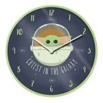 PMD WALL CLOCK: STAR WARS- THE MANDALORIAN (CUTEST IN THE GALAXY)