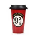 HMB LIDDED MUG: HARRY POTTER- PLATFORM 9 3/4 (CERAMIC)