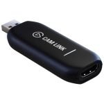 Elgato Cam Link 4K - Broadcast Live, Record via DSLR, Camcorder, or Action cam, 1080p60 or 4K at 30 fps, Compact HDMI Capture Device, USB 3.0