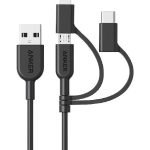 Anker 3 in 1 Powerline II (0.9m) C89 - Black A8436H12