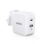 Choetech 65W Dual USB C Port GaN Charger - White