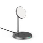 Choetech 2 in 1 Magleap Charger + 20W Charger - Grey & Silver
