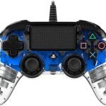 Nacon Wired Illuminated Compact Controller For PlayStation 4 - Blue