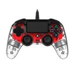 Nacon Wired Illuminated Compact Controller For PlayStation 4 - Red