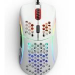 Glorious Model D Wired USB Gaming Mouse (68g) - Matte White