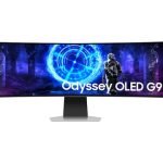 Samsung Odyssey QD-OLED G9 model G95SD LS49DG956SNXGO, 49" Dual QHD, 240Hz Refresh rate, 0.03ms Response time, HDMI 2.1, G-Sync Compatible Curved Gaming Monitor