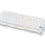 GravaStar Mercury K1 Lite 75% Wireless Mechanical Gaming Keyboard - Snow White