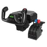 Logitech G Saitek PRO Flight Yoke System Professional Simulation Yoke and Throttle Quadrant - Black
