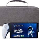 Bundle PlayStation Portal Remote Player for PS5 with DOBE Storage Bag Fibric - Gray