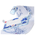 GravaStar Combo Mercury K1 Pro 75% Wireless Mechanical Gaming  Keyboard With M1 Wireless Mouse & Mousepad Special Edition - Blue Gragon