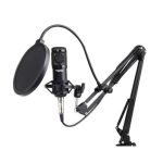 Twisted Minds W104 Professional Gaming USB Condenser Microphone - Black