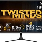 Twisted Minds 23.8inch ,Flat, FAST IPS, 0.5 MS, HDMI2.0 Gaming Monitor - TM24FHD180IPS