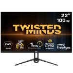 Twisted Minds TM22FHD100IPS 22" FHD IPS, 100Hz, 1ms Gaming Monitor - Black