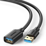 UGREEN USB 3.0 Extension Male Cable 2m (Black) 10373-US129