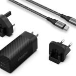 Energizer Ultimate 65W PD/QC Wall Charger with Universal Plug, GaN Technology, Dual Output, , Black