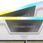CORSAIR VENGEANCE® RGB 32GB (2x16GB) DDR5 DRAM 5200MHz C40 Memory Kit — White