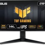ASUS TUF 28",4K, HDMI 2.1, 144Hz, 1ms,Flat Gaming Monitor-VG28UQL1A