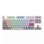 DUCKY ONE 3 TKL HOT SWAP Blue SwitchCherry RGB Wired Mechanical GamingKeyboard - Mist Grey