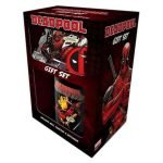 PMD GIFT SET: MARVEL- DEADPOOL (MERC GOALS) (MUG + COASTER + KEYCHAIN)