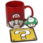 PMD GIFT SET: NINTENDO- SUPER MARIO (MUG + COASTER + KEYCHAIN)