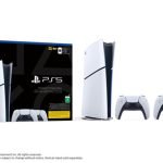 PS5 Slim Console Digital with Two Dualsense Wireless Controller Bundle