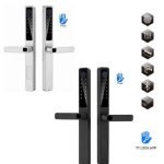 2 Sides Fingerprint Smart Lock IP65 Model Y1609, for Door thickness: 30-60mm, unlock by TTlock APP / Password / Fingerprint / card / key