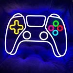 Gamer Neon Sign for Gaming "Joy stick logo"