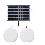Mono Solar Panel Mode LYD-SEM-SX2 8W mono, 3.7V 7500mAH Lithium battery, lamp size: 175*175*67MM*2pcs