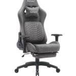 Gamax Gaiming Chair model BS-7966 with Foot Rest - Gray  ( Installation not included )