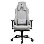 Arozzi vernazza Soft Fabric chair - Light Grey ( Installation not included )