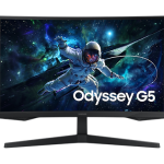 Samsung 27" Odyssey G5 G55C ,165Hz,1MS,IPS,curved- Gaming Monitor -LS27CG552EMXUE