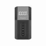 Energizer Ultimate Portable Air Compressor, 4 Operational Modes, LCD Display, 6000 mAh, Power bank Capability, 150 PSI Max, Black