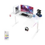 L Shaped RGB Gaming Desk with Remote Control (GT11) - L Corner Right