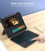 ⁦Choetech BH-017 Arabic Magnetic Keyboard Case for ipad 10th 10.9"⁩ - الصورة ⁦3⁩