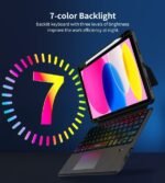 ⁦Choetech BH-017 Arabic Magnetic Keyboard Case for ipad 10th 10.9"⁩ - الصورة ⁦4⁩
