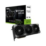 بطاقة رسومات ASUS TUF GeForce RTX 5070 Ti OC بسعة 16 جيجابايت - أسود